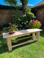 NIEUW OP MAAT GEMAAKT - 2-3 personen - Tuinbanken, Minder dan 75 cm, 150 tot 200 cm, Ophalen of Verzenden, Rechte bank