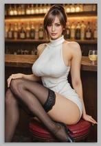 Sexy Pin Up Bier Mancave Bar Poster pinup lingerie #2, Verzamelen, Ophalen of Verzenden, Nieuw, A1 t/m A3, Film en Tv