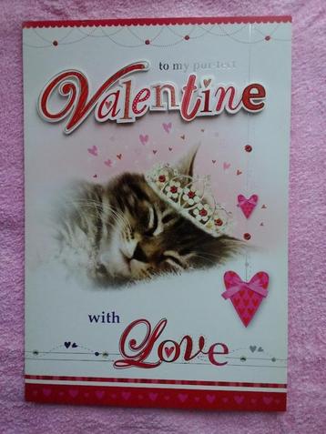 Valentijnskaart met envelop - 26x38 cm - NIEUW ONGEBRUIKT 1