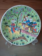 Handbeschilderd Turks bord - Nadide Çini Kütahya, Ophalen of Verzenden