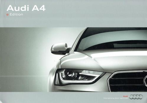 Folder Audi A4 e Edition (2013), Boeken, Auto's | Folders en Tijdschriften, Gelezen, Audi, Verzenden