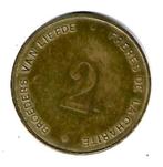 noodgeld broeders van liefde 2 francs 2de serie nr 6, Verzenden, Losse munt