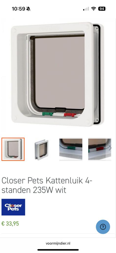 Closer pets kattenluik, Ophalen of Verzenden, Nieuw