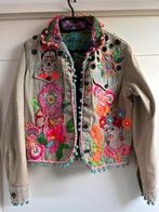 Uniek Ibiza Antica Sartoria jeans jasje Frida Kahlo S, Overige kleuren, Ophalen of Verzenden, Zo goed als nieuw, Jasje