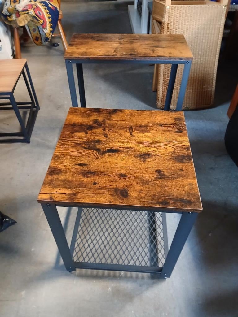 Tafeltje, Huis en Inrichting, Tafels | Bijzettafels, Ophalen, Vierkant, Minder dan 55 cm, 45 tot 60 cm