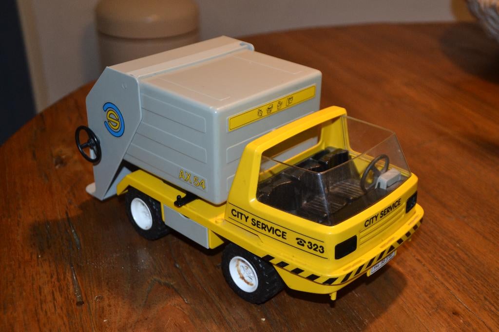 Vintage Playmobil vuilniswagen - in goede staat, Ophalen of Verzenden, Gebruikt, Los playmobil
