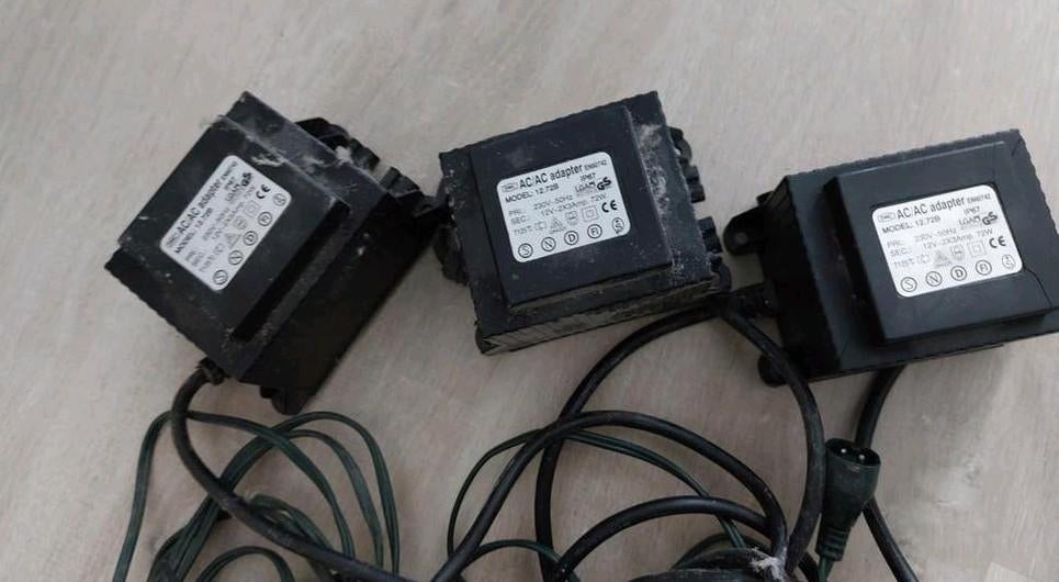 3 stuks AC/AC Adapter Model 12.72.B - 12V 2x3A 72W, Ophalen of Verzenden, Overige typen