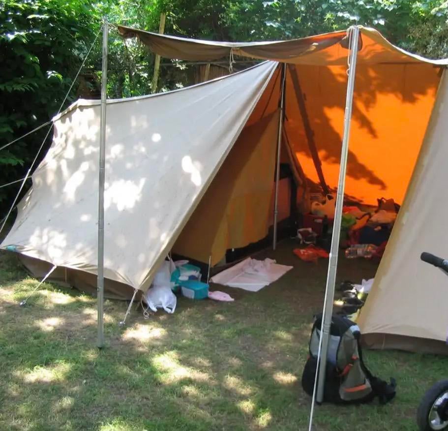 Erdman Schmidt Schildpad tent met tussenluifel, Ophalen of Verzenden, Zo goed als nieuw, Tot en met 4