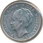 Nederland 1 Gulden 1940 Wilhelmina, Postzegels en Munten, Munten | Nederland, 1 gulden, Zilver, Ophalen of Verzenden, Koningin Wilhelmina