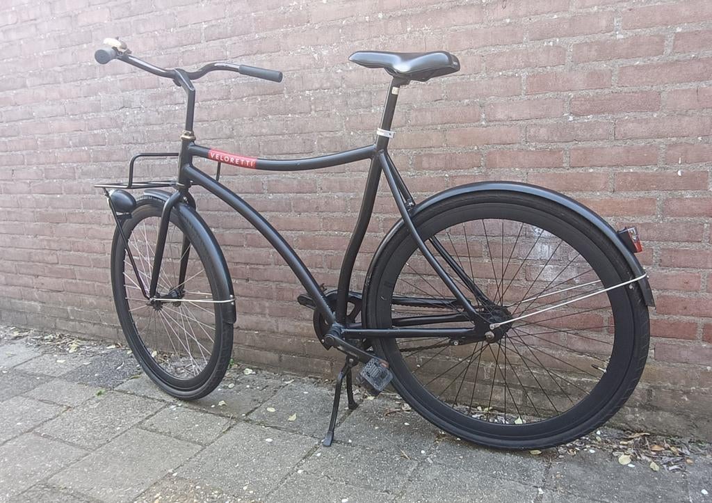 Veloretti herenfiets caféracer, Terugtraprem, Gebruikt, 53 tot 57 cm, Ophalen