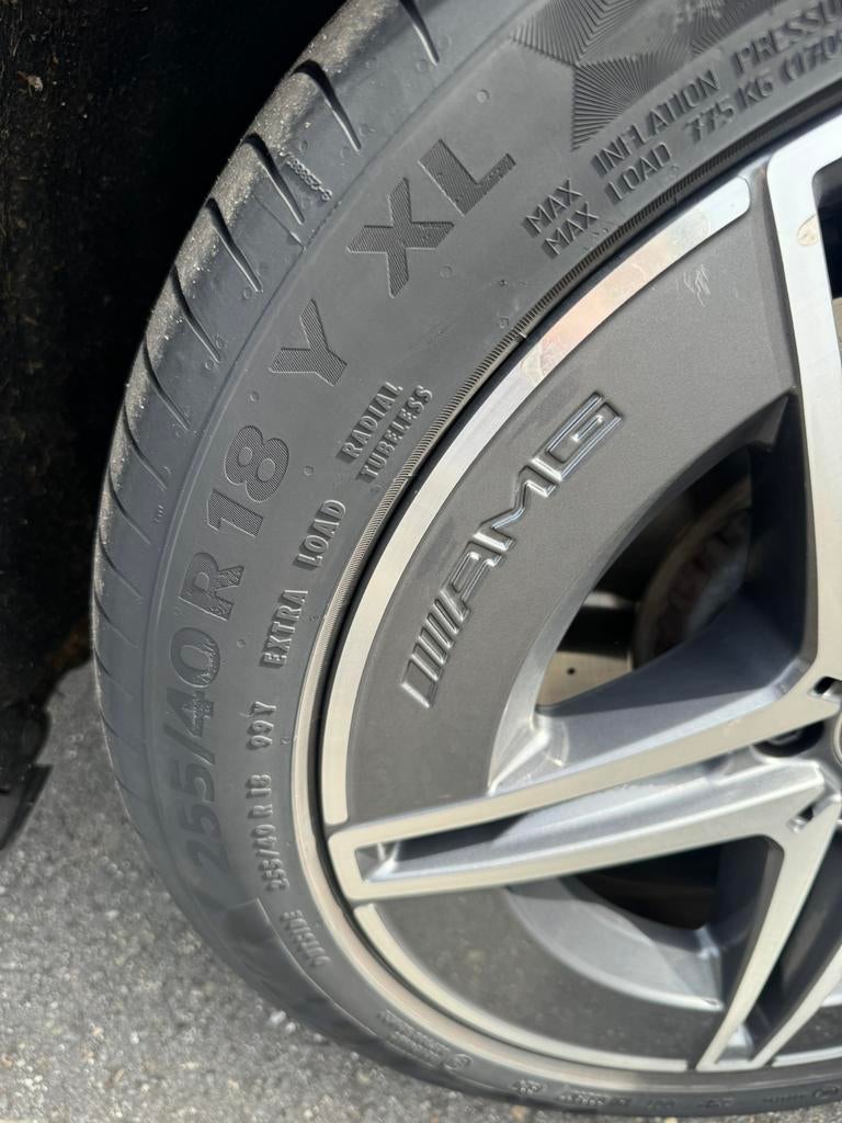 Banden en velgen origineel set mercedes 18 inch, Auto-onderdelen, Banden en Velgen, 18 inch, Banden en Velgen, Ophalen of Verzenden