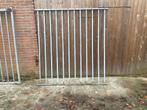 Hekwerk en poorten gegalvaniseerd, Ophalen, Met poort, Gebruikt, Spijlenhekwerk