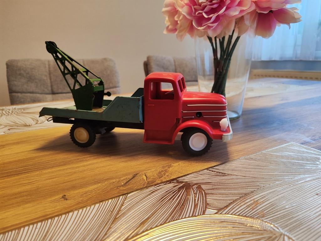Ik zoek oude Blikken speelgoed Truck, Vrachtwagen, Csepel, Antiek en Kunst, Ophalen of Verzenden