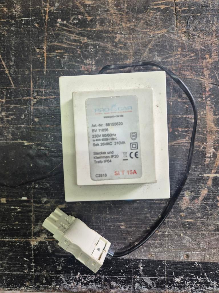 Trafo 220v komt uit Eriba Hymer caravan bj 2019, Ophalen of Verzenden