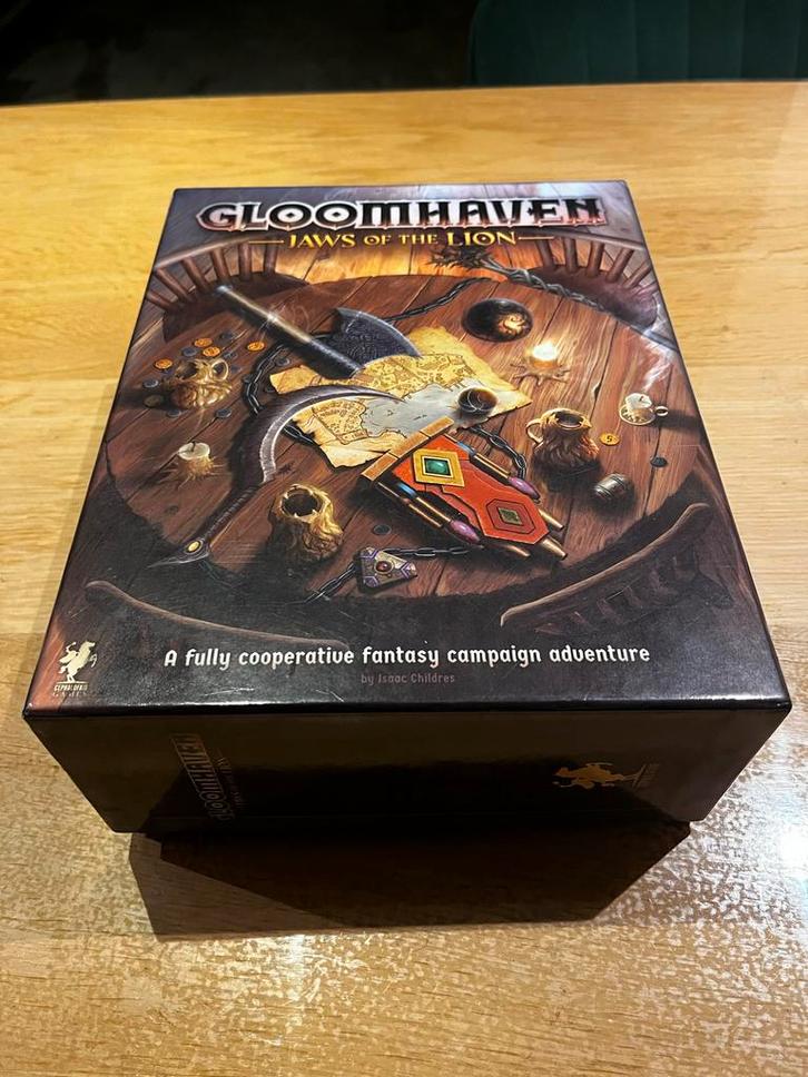 Gloomhaven: Jaws of the Lion - Bordspel, Hobby en Vrije tijd, Gezelschapsspellen | Bordspellen, Gebruikt, Een of twee spelers