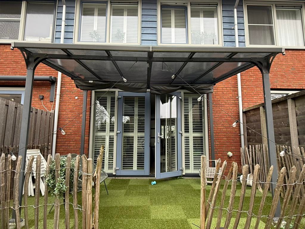 Gebruikte Gamma overkapping 3x4m met 2 zonnedoeken, Ophalen, Gebruikt, Overige typen