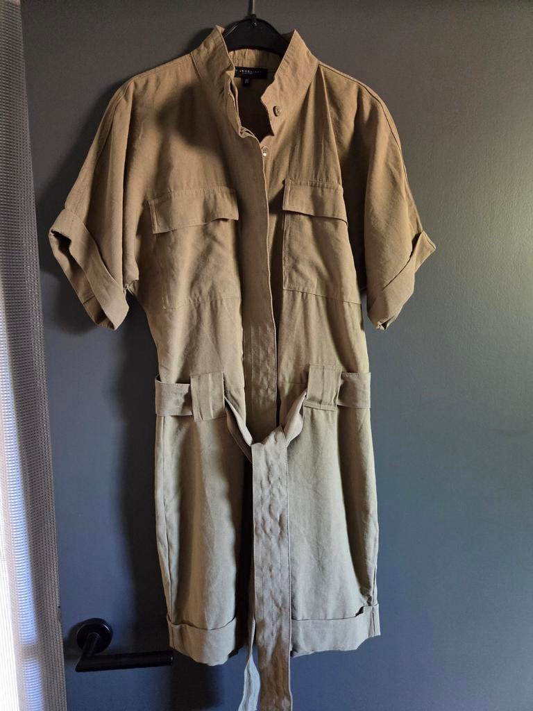 Korte jumpsuit XS - My Jewellery Limited, Kleding | Dames, Jumpsuits, My Jewellery Limited, Beige, Ophalen of Verzenden, Zo goed als nieuw