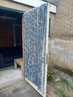 Vliegen gordijn - kattenstaart, Gebruikt, 50 tot 100 cm, Grijs, Verzenden