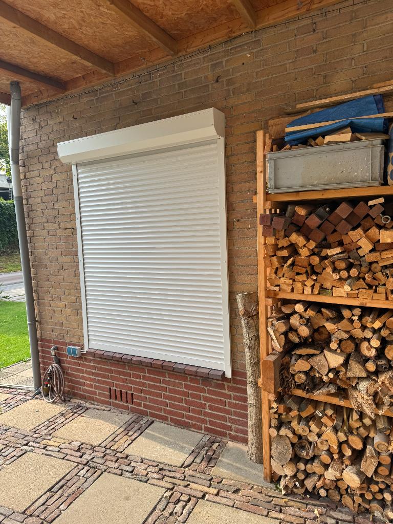 Rolluiken + lage montage !!, Doe-het-zelf en Verbouw, Rolluiken, 200 cm of meer, Minder dan 100 cm, Wit, Ophalen of Verzenden