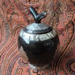 Vintage Alpaca Argentina Silver Yerba Mate Tea Gourd, Antiek en Kunst, Ophalen of Verzenden