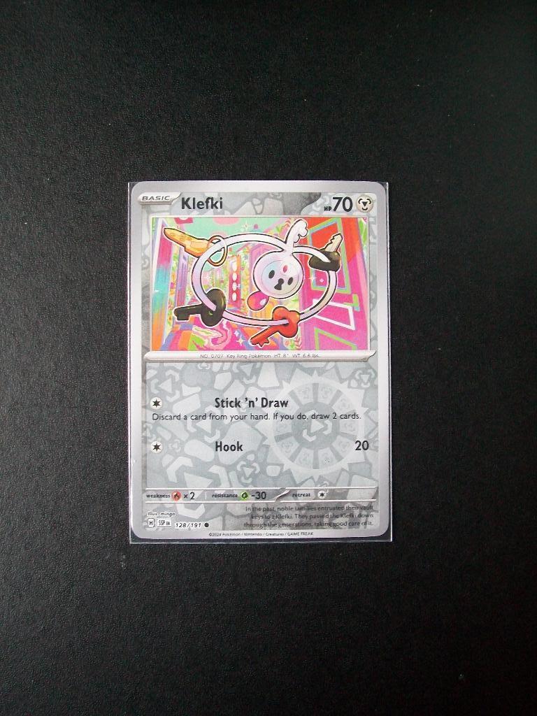 9213. Nieuwe Pokemon Kaart holofoil KLEFKI HP 70 (128/191), Verzenden, Nieuw, Losse kaart, Foil