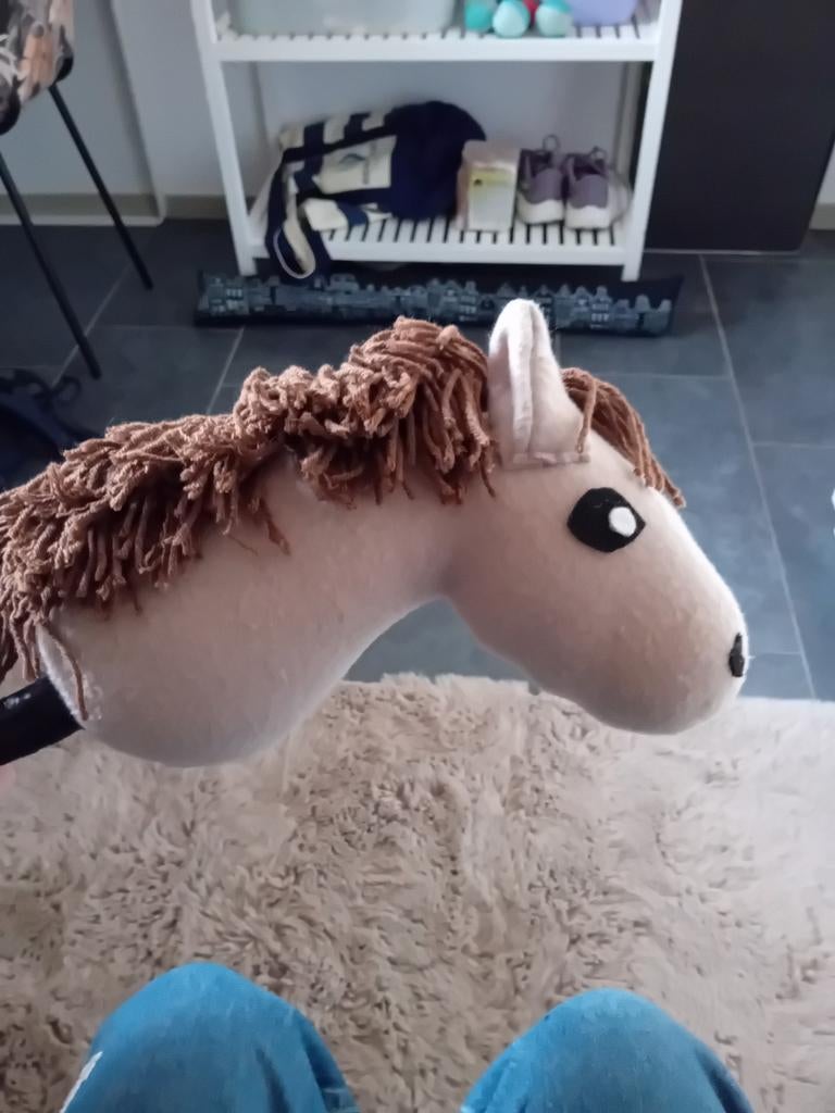 Hobbyhorse springpaard lichtbruin, Ophalen of Verzenden, Gebruikt, Jongen of Meisje