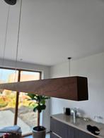 Stijlvolle lamp walnoot kleur 120 cm, Ophalen of Verzenden, 75 cm of meer