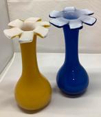 MURANO-stijl - opaline vazen, Overige kleuren, Ophalen of Verzenden, Minder dan 50 cm, Glas