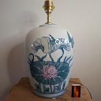 Handgemaakte lampenvoet van grote vintage Chinese dekselvaas, Ophalen of Verzenden