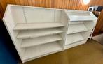 2 witte opbergkasten met verstelbare planken, Huis en Inrichting, Kasten | Overige, Ophalen, Gebruikt