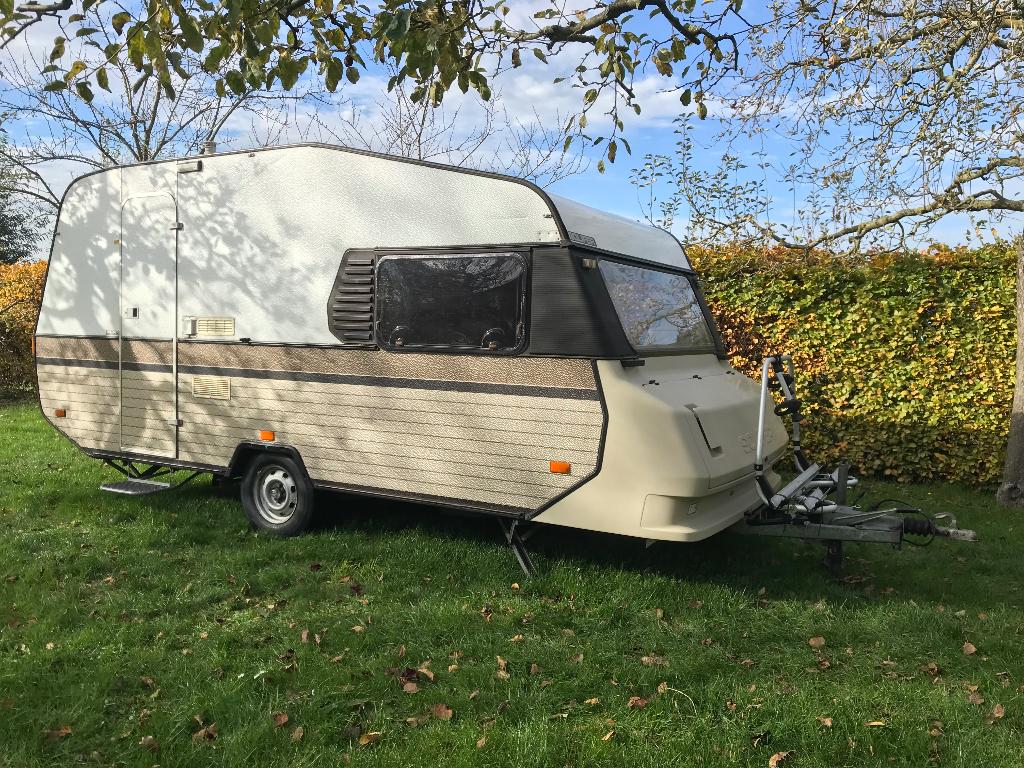 Solifer Artic 450A, 1984, complete klassieker, Caravans en Kamperen, Dwars-stapelbed, Particulier, 4 tot 5 meter, 500 - 750 kg