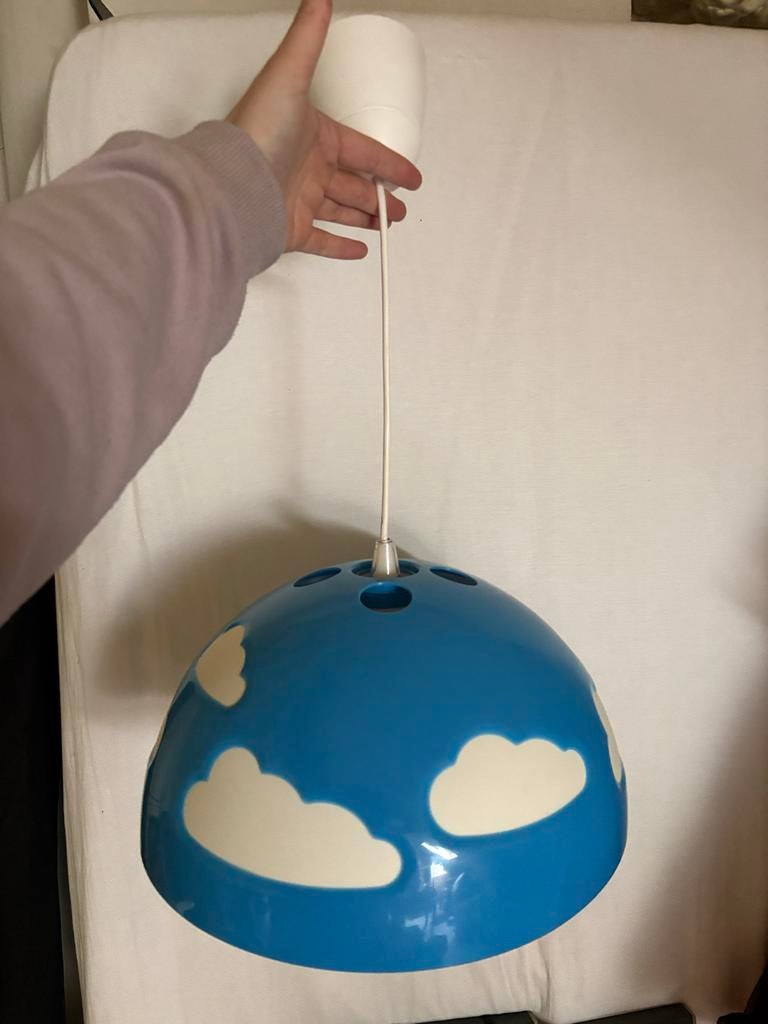 IKEA Skojig wolkenlamp, Ophalen of Verzenden, Gebruikt, Kunststof, Minder dan 50 cm