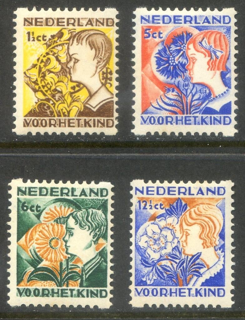 Roltanding 94-97 ongebruikt, Postzegels en Munten, Postzegels | Nederland, Ophalen of Verzenden, Postfris