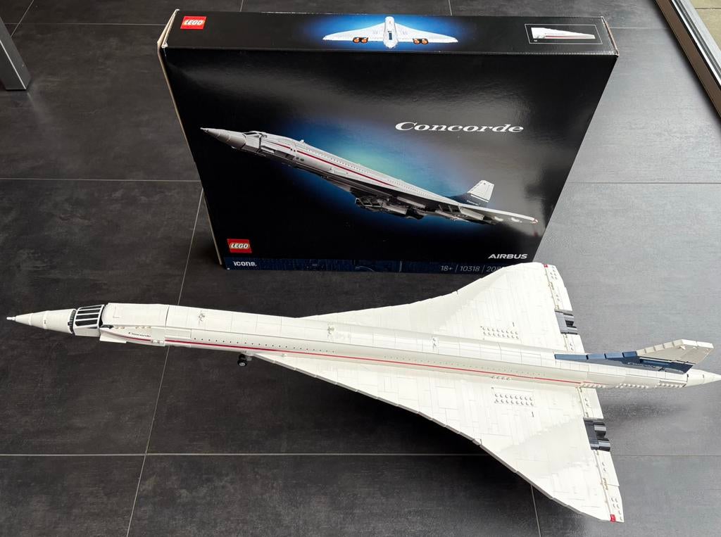 Lego Icons 10318 Concorde, Kinderen en Baby's, Speelgoed | Duplo en Lego, Ophalen of Verzenden, Gebruikt, Complete set, Lego