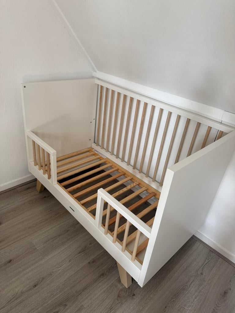 Ledikant, kast en commode Kidsmill, Ophalen, Gebruikt, 70 tot 85 cm, Lattenbodem