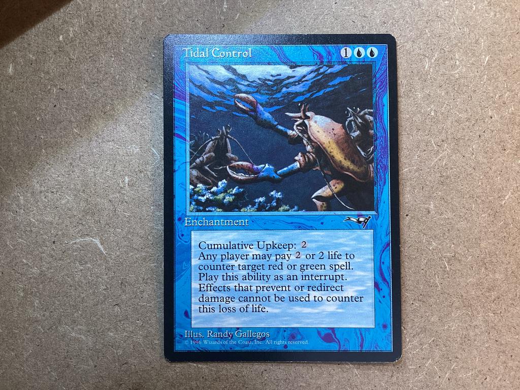 1x Tidal Control (Excellent), Ophalen of Verzenden, Zo goed als nieuw, Losse kaart