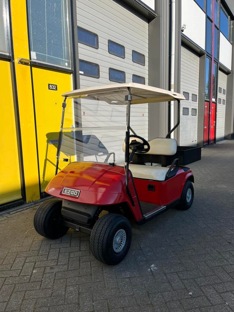 Electrische golfkar in prachtige staat rijdt heerlijk, Sport en Fitness, Golf, Ophalen, Zo goed als nieuw, Golfkar