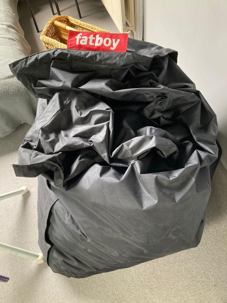 Zwarte originele fatboy, Ophalen, Zo goed als nieuw