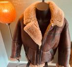 Pilotenjas IRVIN RAF MADE IN ENGLAND lammy piloten jas, Ophalen of Verzenden, Zo goed als nieuw, Maat 56/58 (XL), Bruin