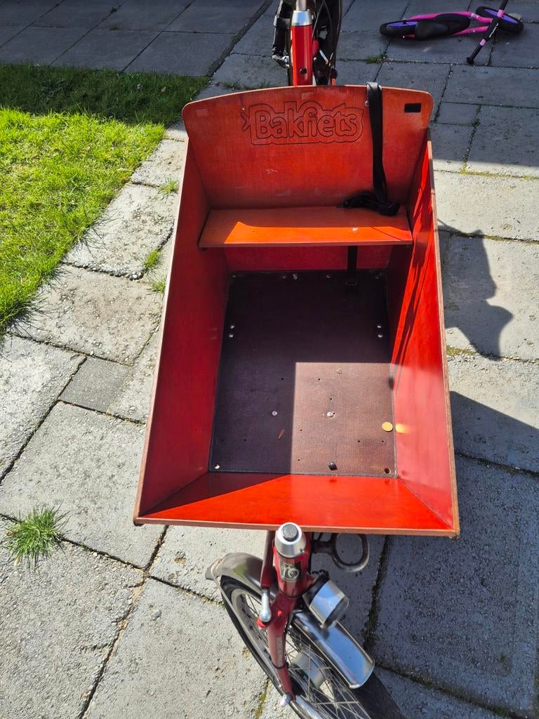 Elektrische Bakfiets 13A - Bakfiets nl,  workcycle ZGAN, Zo goed als nieuw, 51 tot 55 cm, 30 tot 50 km per accu, Ophalen