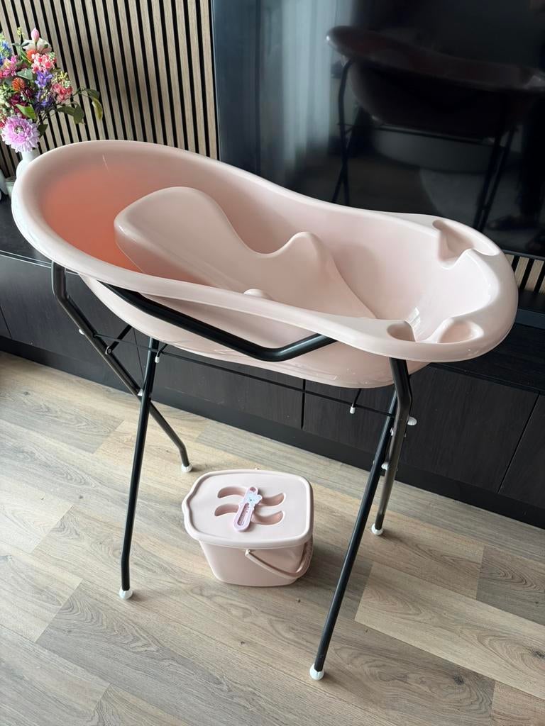 Babybadje met standaard, Gebruikt, Badje, Standaard, Ophalen