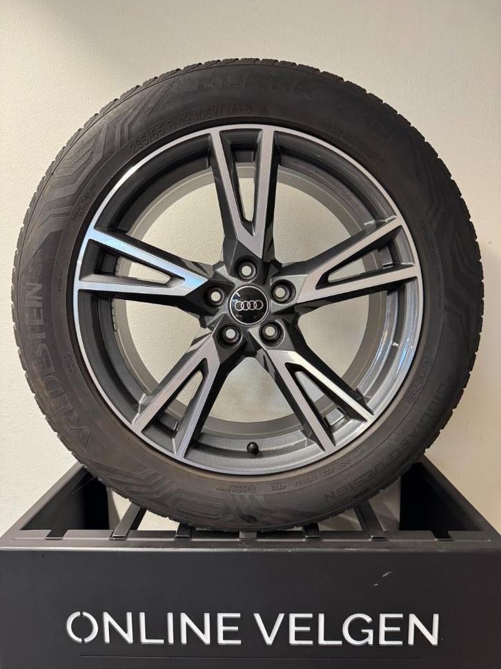 Set 19 inch Originele Audi Q5 velgen + All Season banden Q5, Gebruikt, Banden en Velgen, Niet ingevuld, Ophalen of Verzenden