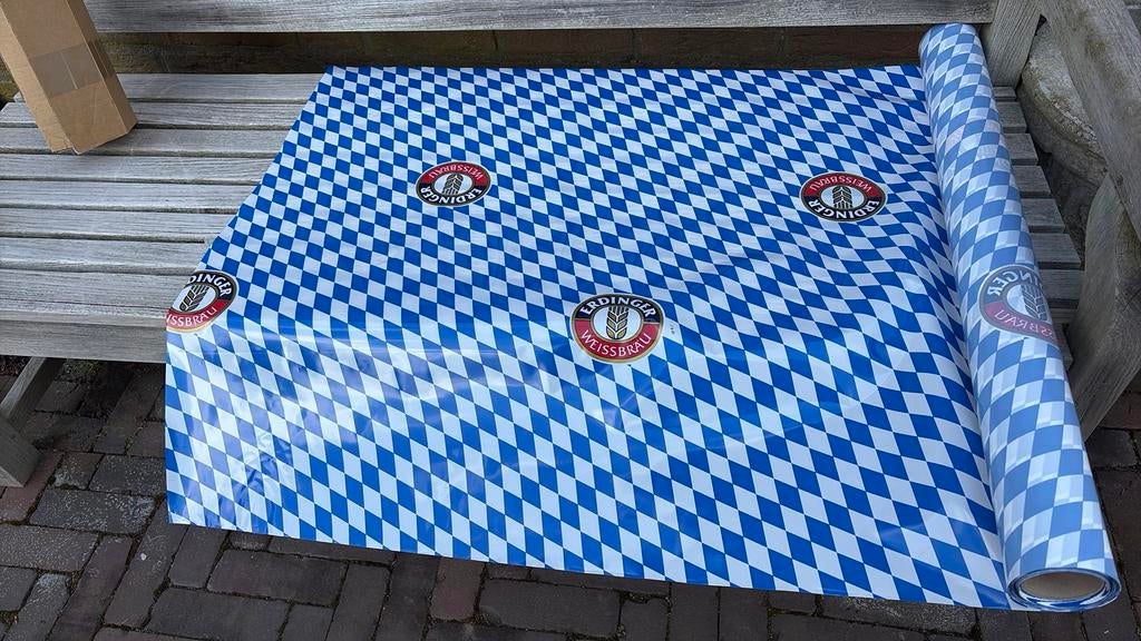 Erdinger Weisbier geplastificeerd tafelkleed, Ophalen of Verzenden, Nieuw, Overige typen, Overige merken