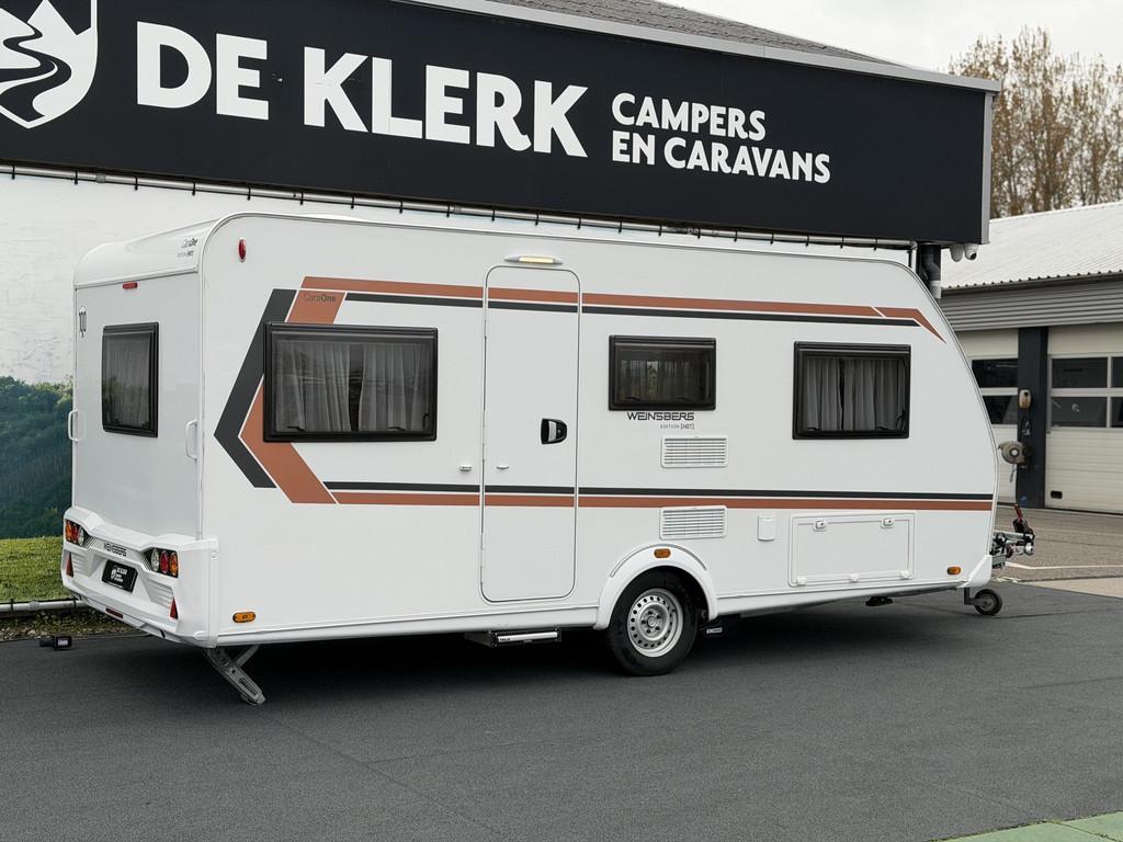 Weinsberg CaraOne 480 EU Edition HOT (bj 2021), Caravans en Kamperen, Overige merken, 7 tot 8 meter, Bedrijf, Info@deklerkcaravans.nl