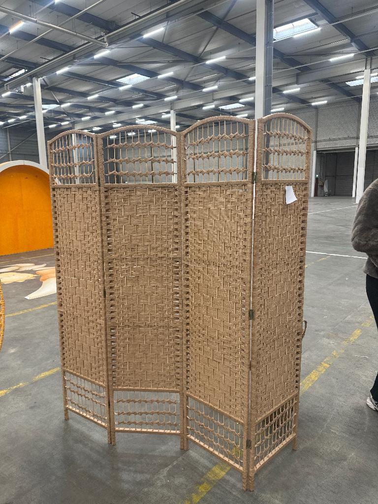 Kamer scherm rotan, Huis en Inrichting, Woonaccessoires | Kamerschermen, Ophalen, Gebruikt