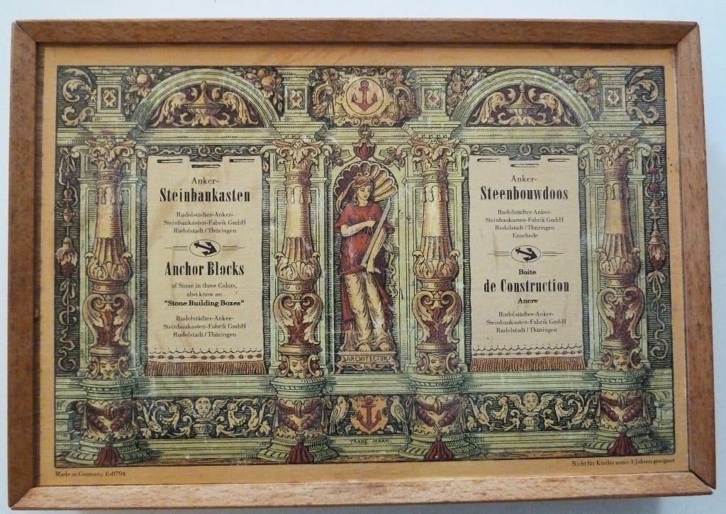 Anker Steenbouwdoos no 6 Rudolstadt/Thüringen Enschede, Antiek en Kunst, Antiek | Speelgoed, Ophalen of Verzenden