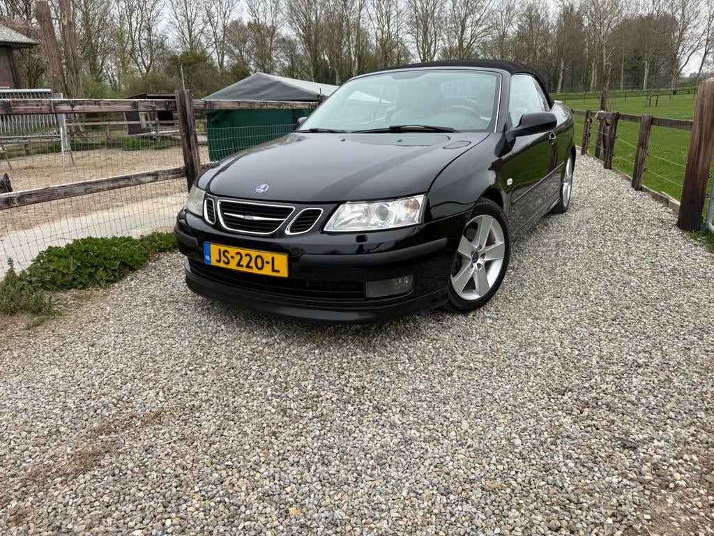 Saab 93 Aero cabrio, Auto's, Saab, Cabriolet, Zwart, Leder, Grijs