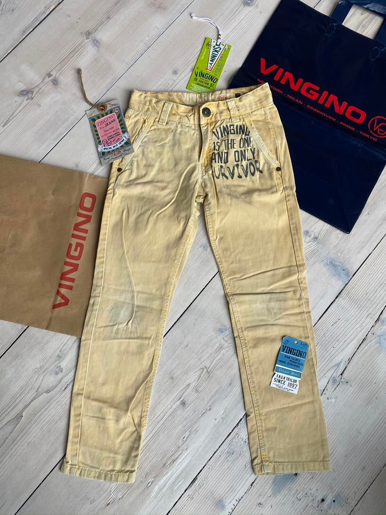Gave VINGINO broek size 7 / maat 122-128, Broek, Ophalen of Verzenden, Zo goed als nieuw, Vingino