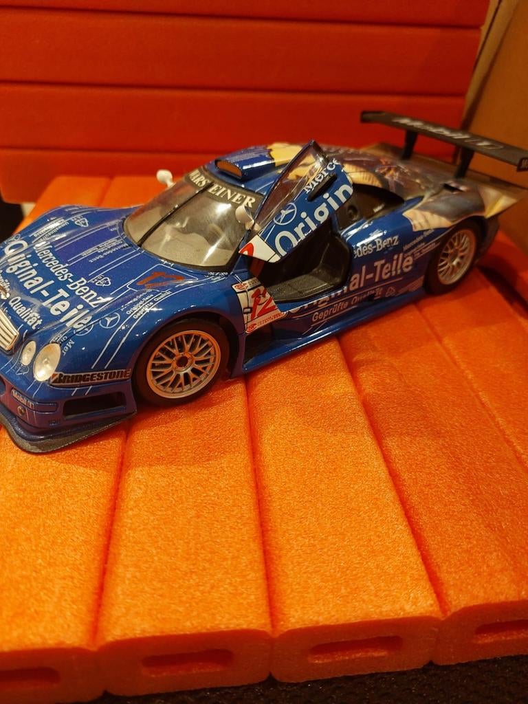 Mercedes DTM modelauto, Hobby en Vrije tijd, Modelauto's | 1:18, Verzenden, Zo goed als nieuw
