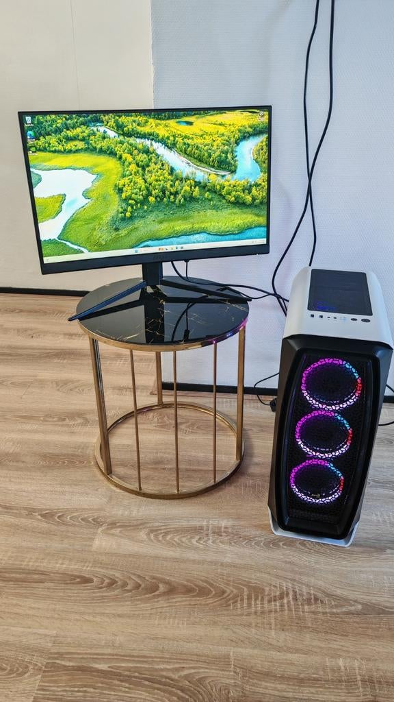 Gaming PC RTX 2070 + MSI Curved Monitor | Ryzen 5 | 16GB RAM, Met monitor, Zo goed als nieuw, HDD, 3 tot 4 Ghz